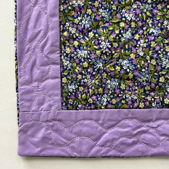 Lot of 3 Handmade Patchwork Quilt Morning Glory Throw Pillow Cover Couch Home - Picture 14 of 15